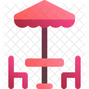 Chair Table Relax Icon