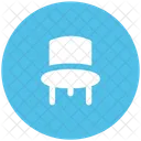 Chair Wood Desk Icon