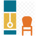 Chair Floor Clock Icon
