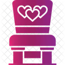 Chair Wedding Decoration Icon