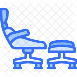 Chair Leg Rest  Icon
