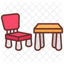 Chair table  Icon