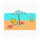 Beach Sea Ocean Icon