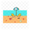 Beach Sea Ocean Icon