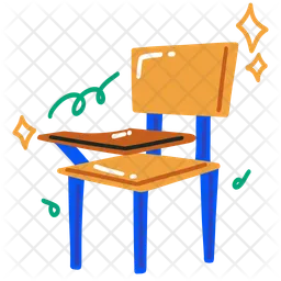 Chaise d'école  Icône