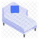 Chaise Lounge Bed Icon