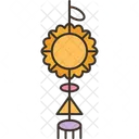 Chakra Crown Meditation Icon