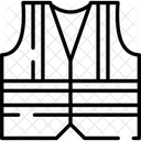 Chaleco de construcción  Icono