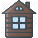 Loghouse Bois Maison Icon