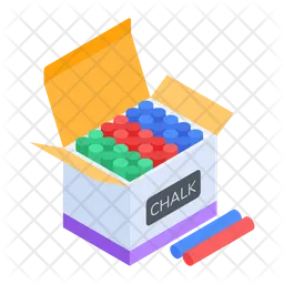 Chalk Box  Icon