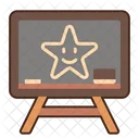 Chalkboard Blackboard Book Icon
