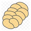 Challah Bread Loaf Icon