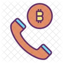 Ligar Para Telefone Chamada Bitcoin Telefone Bitcoin Icon