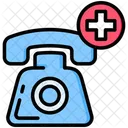 Chamada De Emergencia Telefone Medico Ícone