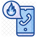 Chamada De Emergencia Chamada De Incendio Emergencia Icon