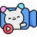 Videochamada Kawaii Coelho Icon