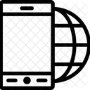 Internacional Chamada Internet Ícone