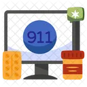 Chamada On Line Para O 911 Chamada Medica Telecomunicacoes Icon