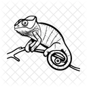 Chameleon Animal Frog Icon