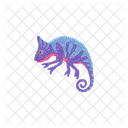 Chameleon Cute Sitting Icon