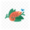 Chameleon Vector Animal Icon