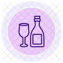 Champagne Celebration Party Icon