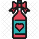 Wine Valentine Love Icon