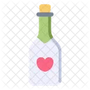 Champagne Love Wine Icon