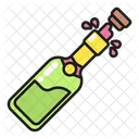 Open Drink Champagne Icon