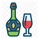Champagne Alcohol Party Icon