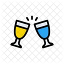 Champagne Drink Dating Icon