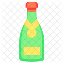 Champagne Wine Bottle Icon