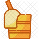 Champagne Ice Bucket Alcoholic Drink Icon