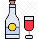 Champagne Beer Bottle Icon
