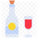 Champagne Beer Bottle Icon