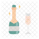 Champagne Party Celebration Icon