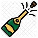 Champagne Alcohol Drink Party Celebration Icon