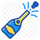 Champagne Alcohol Drink Party Celebration Icon