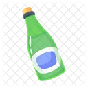 Champagne Wine Bottle Cork Bottle Icon