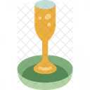 Champagne Wine Glass Icon