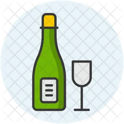 Champagne Bottle  Icon