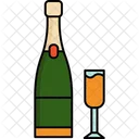 Champagne Bottle Alcohol Drink Icon