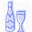 Champagne Celebration Drink Icon