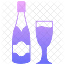 Champagne Bottle  Icon