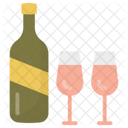 Champagne Bottles  Icon