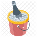 Champagne Bucket Ice Bucket Wine Bucket Icon