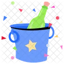 Champagne Bucket Wine Bucket Champagne Bottle Icon