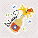 Champagne Drink Champagne Celebration Champagne Bottle Icon