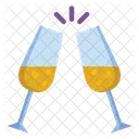 Champagne Cheers Drink Icon