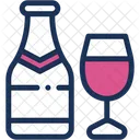 Champagne Glass Food And Restaurant Celebration Icon